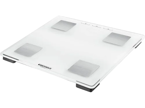 Soehnle, Soehnle Shape Sense Connect Personenwaage – Körperanalysewaage/Körperfettwaage – weiss