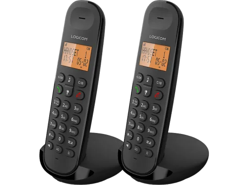 LOGICOM, LOGICOM Festnetztelefon LOG-ILOA-250BK Schwarz