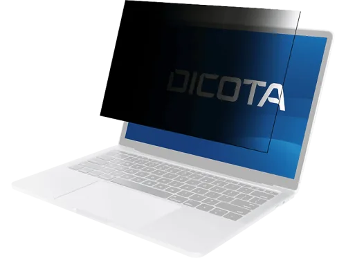 DICOTA 2-Way Laptop 13.3 (16:10), Blickschutzfilter, Universal, Transparent/Schwarz