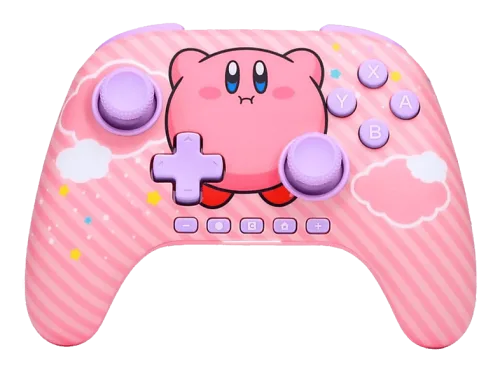POWERA Advantage - Kirby Puff Wireless Controller Pink/Violett für Nintendo Switch 2, Switch, OLED, Lite