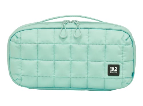 HORI Nintendo Switch 2 Puff Pouch Tragetasche, Cozy Green
