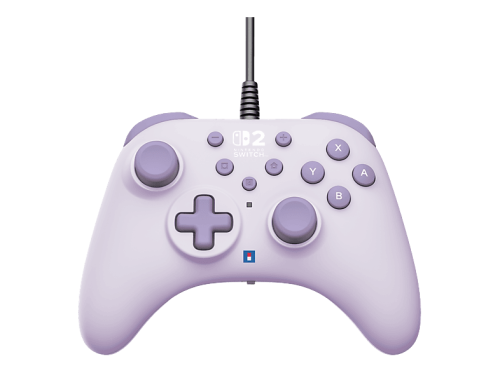 HORI Nintendo Switch 2 HORIPAD Turbo Controller Cozy Lavender für 2, Switch, OLED, PC