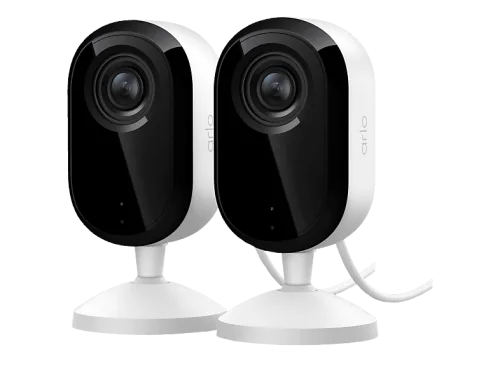 Arlo, Arlo ESSENTIAL3 2K INDOOR SECURITY CAMERA 2-PACK Netzwerkkamera – Überwachungskamera – weiss