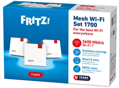 undefined, WLAN-Repeater "FRITZ FRITZMesh Set 1700 3-Pack International"
