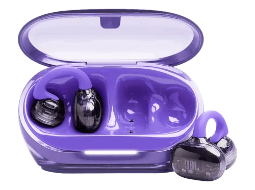 JBL Soundgear Clips, Open-ear True Wireless Kopfhörer Bluetooth Lila