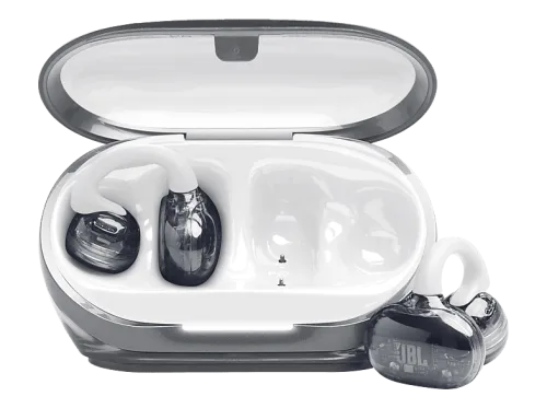 JBL Soundgear Clips, Open-ear True Wireless Kopfhörer Bluetooth Weiss