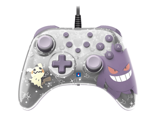 HORI Nintendo Switch 2 HORIPAD Turbo (Pokémon: Gengar und Mimigma) Controller Silber/Violett/Weiss für 2, Switch, OLED, PC