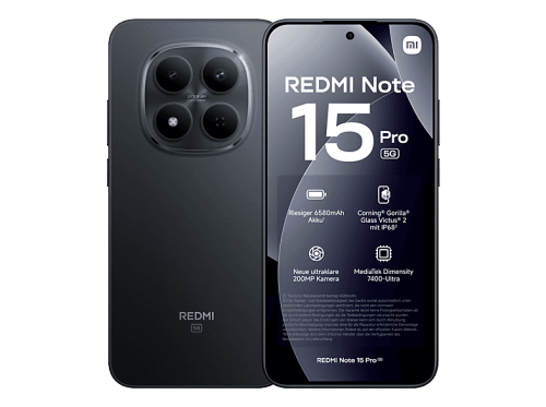 Xiaomi, XIAOMI REDMI Note 15 Pro schwarz 512GB 5G