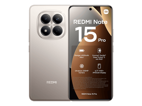 Xiaomi, Xiaomi Redmi Note 15 Pro - 512GB, Titanium, 6.77'', 200 MP Smartphone – Xiaomi Redmi Note 15 Pro / Pro+