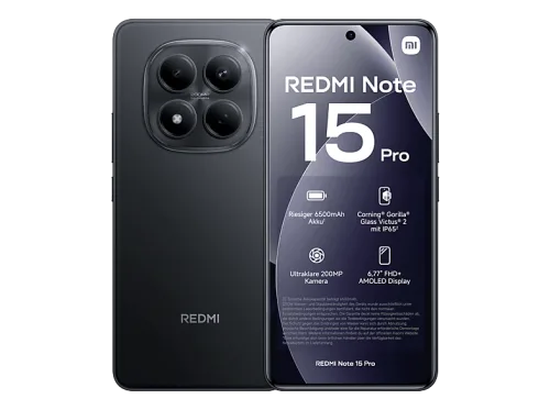 Xiaomi, XIAOMI REDMI Note 15 Pro schwarz 512GB 4G