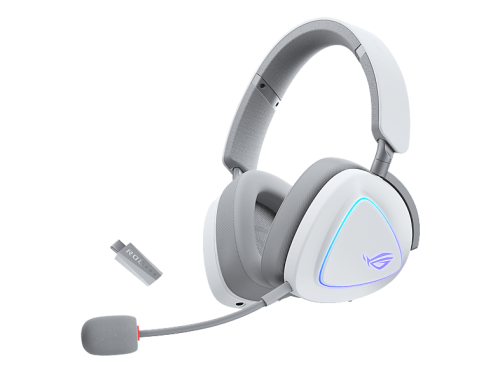 ASUS ROG Delta II, Over-ear Gaming-Headset Bluetooth Weiss