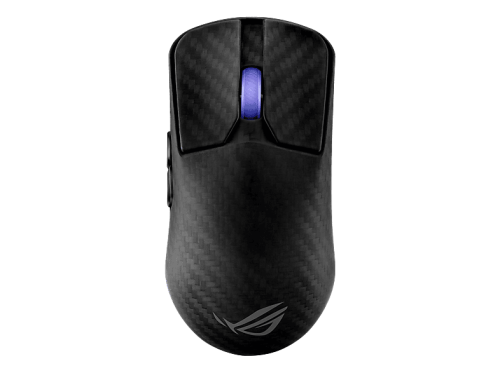 ASUS ROG Harpe Ace Extreme Gaming-Maus, RF 2.4G, Bluetooth 5.1, kabelgebunden, 42000 dpi, Optisch mit Leuchtdioden, Schwarz