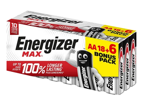 Energizer, Energizer Max Mignon (AA)-Batterie Alkali-Mangan 1.5 V 24 St.