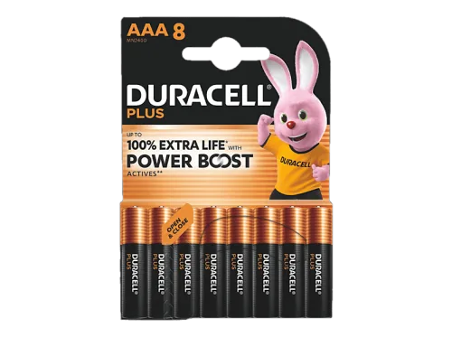 DURACELL, Duracell Plus Power Boost Micro (AAA)-Batterie Alkali-Mangan 1.5 V 8 St.
