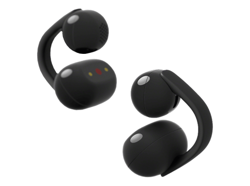 Sony, Sony Open-Ear-Kopfhörer "LinkBuds Clip WF-LC900" Bluetooth Rauschunterdrückung  True Wireless  integrierte Steuerung für Anrufe und Musik Open Ear Clip On Design, 10 Band EQ, KI Anruf, IPX4-Spritzwasserschutz