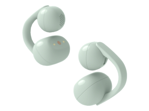 Sony, Sony Open-Ear-Kopfhörer "LinkBuds Clip WF-LC900" Bluetooth Rauschunterdrückung  True Wireless  integrierte Steuerung für Anrufe und Musik Open Ear Clip On Design, 10 Band EQ, KI Anruf, IPX4-Spritzwasserschutz