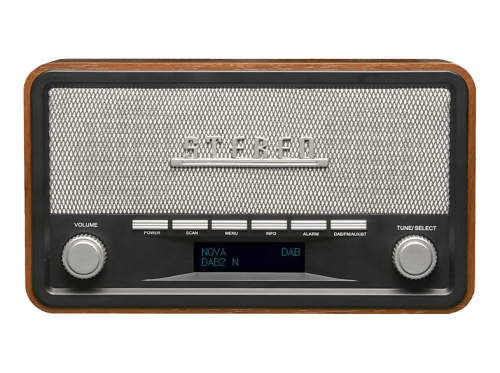 DENVER, Denver DAB-18 Tischradio DAB+, UKW AUX Holz