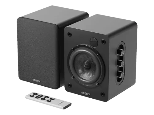 MAJORITY D50X Regallautsprecher (Active, Weiss)