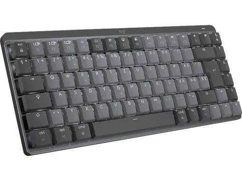 Logitech, Logitech - MX Mini Mechanical Tastatur RF Wireless + Bluetooth QWERTZ Schweiz Graphit, Grau
