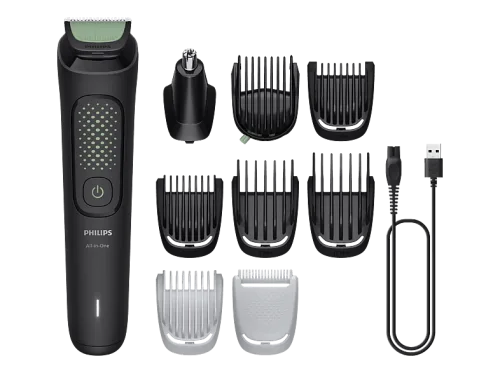 Philips, Philips Multifunktionstrimmer "Series 3000 MG3945/15" 9 Aufsätze 9-in-1-Trimmer für Gesicht, Körper und Kopfhaare