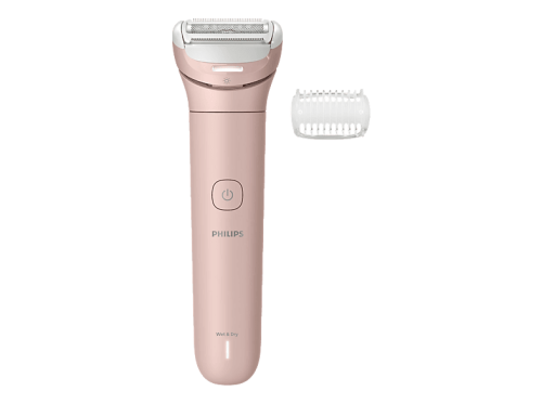 Philips, Philips Elektrokörperrasierer "Lady Shaver Series 8000 BRL129/00" 1 Stk. Aufsätze kabelloser Rasierer, nass und trocken, inkl. Trimmeraufsatz