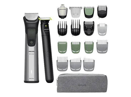 Philips, Philips Multifunktionstrimmer "Series 9000 MG9557/15" 20 Aufsätze 20-in-1-Trimmer für Gesicht, Körper und Kopfhaare