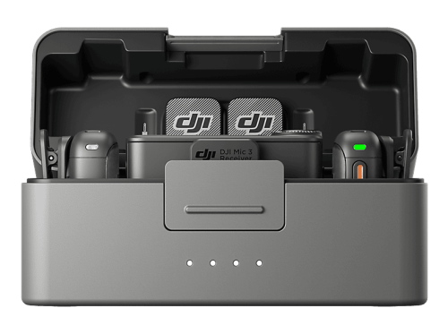 DJI, DJI Mikrofon "Mic 3 (2 Sender + 1 Empfänger + Ladeschale)"