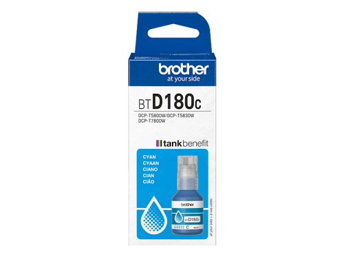 Brother, BROTHER Tintenflasche cyan BTD180C DCP-T580DW 5000 Seiten