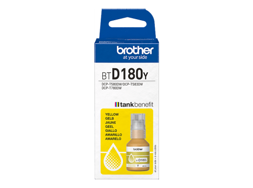 Brother, BROTHER Tintenflasche yellow BTD180Y DCP-T580DW 5000 Seiten