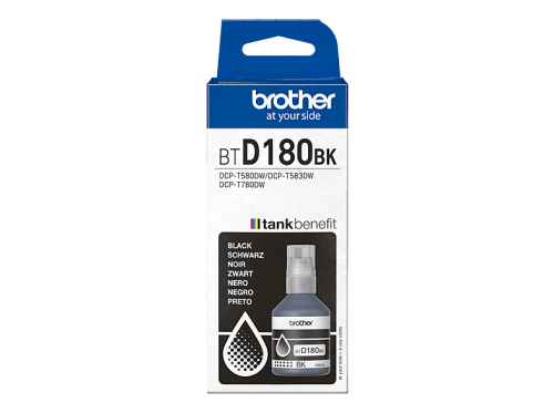 Brother, Brother B180 Druckerpatronen black - Brother BTD180BK für z.B. Brother DCPT 580 DW, Brother DCPT 580, Brother DCPT 583 DW, Brother DCPT 780 DW
