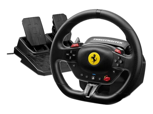 THRUSTMASTER T98 Ferrari 296 GTB (PS4/PS5/PC) Rennlenkrad mit Pedalset