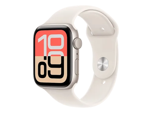Apple, Apple Watch SE 3 GPS 44 mm Aluminiumgehäuse Sport Band Polarstern M/L
