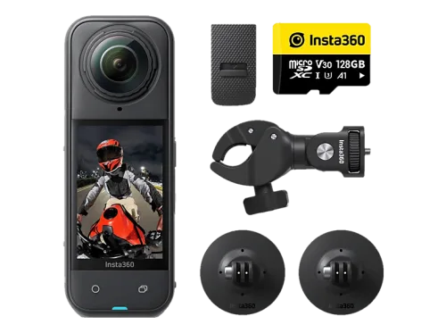 Insta360, Insta360 Actioncam X5 Motorcycle Bundle Action Cam – Action Cam/GoPro