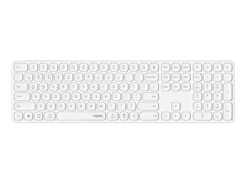 Rapoo, RAPOO E9810 ultraslim Keyboard 12645 Wireless, White