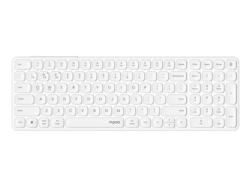 Rapoo, RAPOO E9710 ultraslim Keyboard 12643 Wireless, White