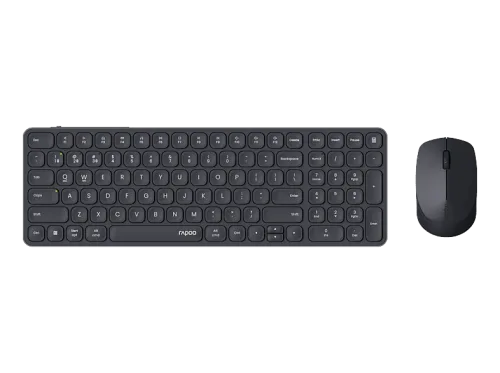 Rapoo, RAPOO 9710M ultraslim deskset 12648 Wireless, Dark Grey