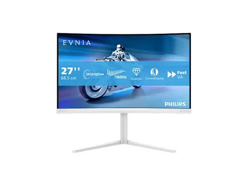 Philips, Philips 27M2C5501 Gaming Monitor EEK F (A - G) 68.6 cm (27 Zoll) 2560 x 1440 Pixel 16:9 1 ms DisplayPort, HDMI® VA LCD