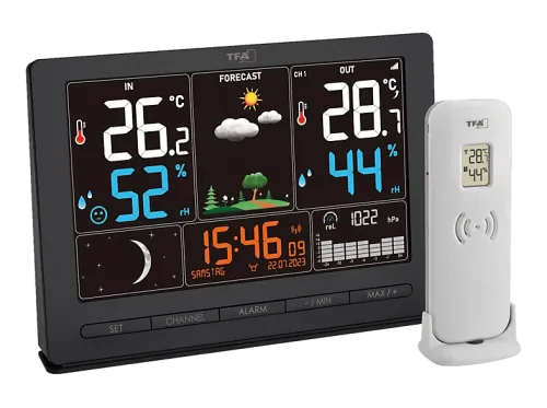 TFA Dostmann, TFA Dostmann SEASON 2 35.1118.01 Funk-Wetterstation Vorhersage für 12 bis 24 Stunden Anzahl Sensoren max. 3 St.