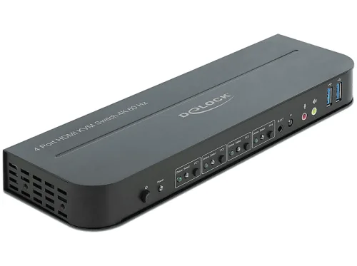 DeLock, DeLock - 11483 Tastatur/Video/Maus (KVM)-Switch Schwarz