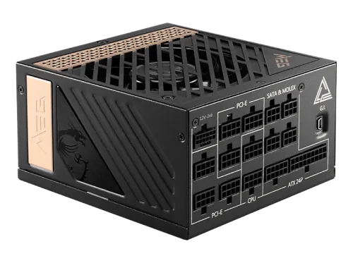 MSI MEG Ai1300P PCIE5 Netzteil 1300 W 80 PLUS® Platinum