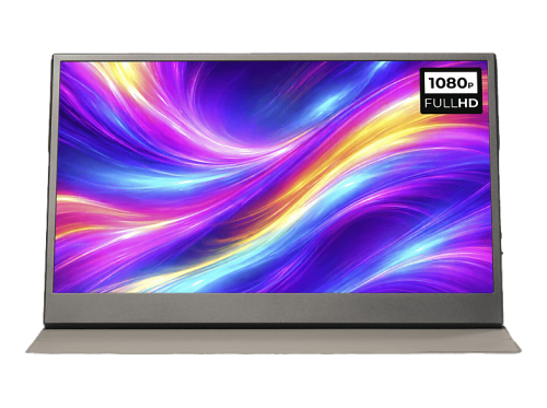 DENVER, Denver PMO-15604 LED-Monitor EEK B (A - G) 39.6 cm (15.6 Zoll) 16:9 30 ms Mini HDMI?, USB-C®, Kopfhörer (3.5 mm Klinke)
