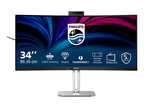 Philips, Philips 34B2U6603CH LCD-Monitor EEK F (A - G) 86.4 cm (34 Zoll) 21:9 4 ms VA LCD