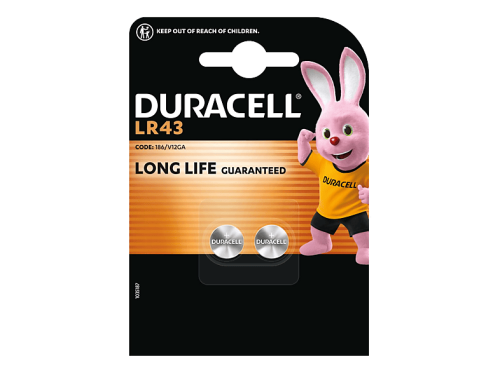 DURACELL, DURACELL Knopfbatterie Specialty LR43 LR43, 1.5V 2 St&uuml;ck