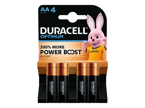 DURACELL, Duracell - Optimum, Alkaline-Bat.,4Stk, AA(LR6)