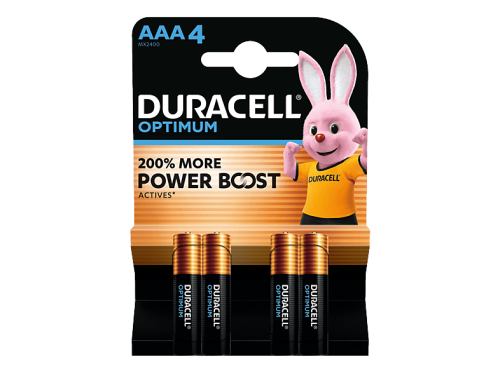 DURACELL, Duracell - Optimum, Alkaline-Bat.,4Stk, AAA(LR03)