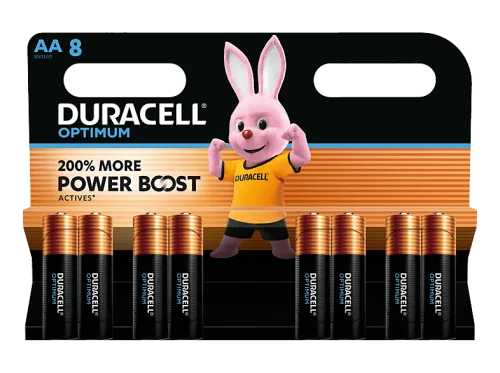 DURACELL, DURACELL Batterie Optimum 4-137684 AA, LR6, 1.5V 8 St&uuml;ck