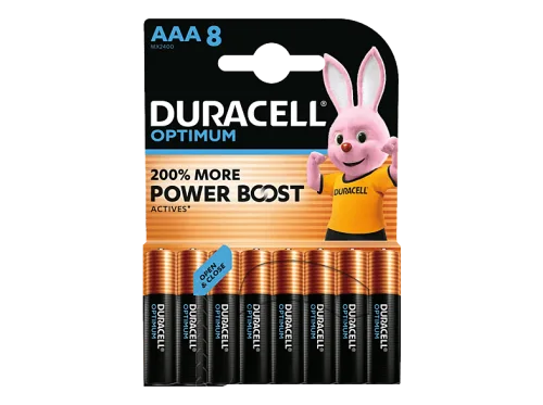 DURACELL, Duracell Batterien Optimum AAA 8 Stück