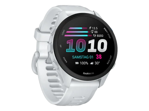 Garmin, Garmin Forerunner 70, GPS, Whitestone Smartwatch – weiss