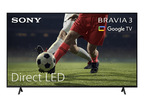 Sony, Sony K75S35B - 75'', 4K UHD LED TV, Bravia 3, Google TV, 2025 UHD LED TV – Fernseher – schwarz