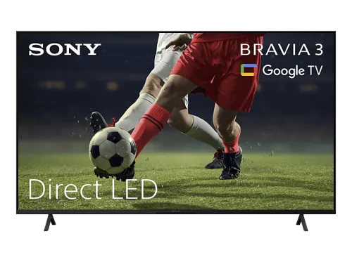 Sony, Sony K55S35B - 55'', 4K UHD LED TV, Bravia 3, Google TV, 2025 UHD LED TV – Fernseher – schwarz